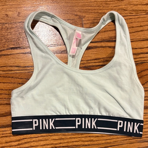 PINK Victoria's Secret Other - PINK Victoria's Secret Light Green Sports Bra